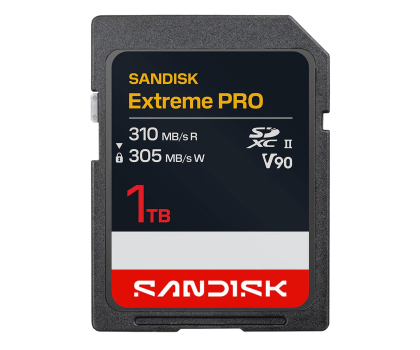 Karta pamięci Sandisk 1TB SDXC Extreme PRO UHS-II V90 310/305 MB/s